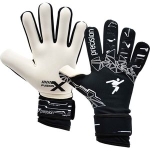 ​Precision Fusion X Pro Lite Giga Professionele Voetbal Keepershandschoenen voor volwassenen, zwart, 10,5