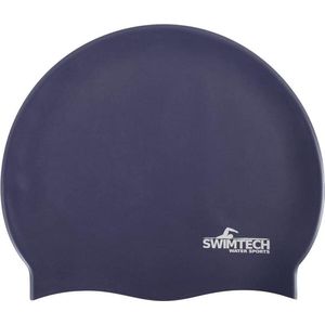 Swimtech Badmuts Siliconen One-size Marineblauw