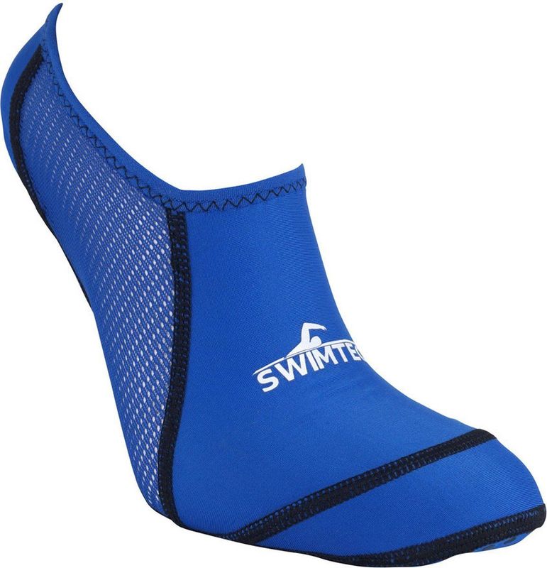 SwimTech - Zwemsokken - Blauw - Junior - Met Silicone Grip