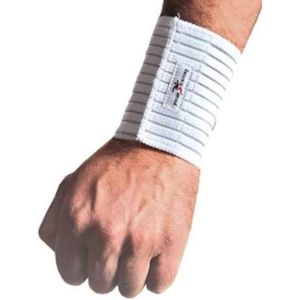 Precision Elastische Polsband Nylon/elastaan Wit One-size