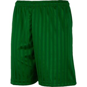 Precisie - Continental Voetbalshorts - Groen - 100% Polyester - Langere Lengte