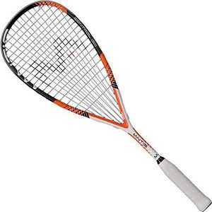 Mantis Unisex Volwassen SQR503 Control 130 Squash Racket - Wit en Oranje, 61 cm