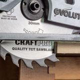 Trend CSB/16028A Craft Range Cirkelzaagblad met wolfraamcarbide punt, 160 mm x 28 tanden, boring 20