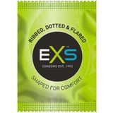 Exs Ribbed&dotted - Condooms - Geribbeld En Dots Voor Extra Gevoel - 56mm - 12st