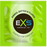 Exs Ribbed&dotted - Condooms - Geribbeld En Dots Voor Extra Gevoel - 56mm - 12st