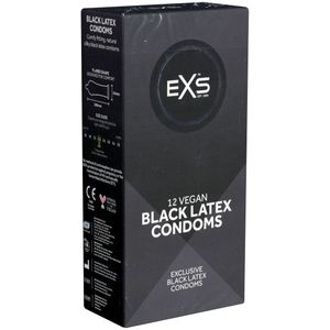 EXS Black Latex Condooms - 12 stuks