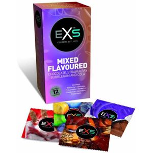 EXS Condooms – verschillende smaak condooms -12 stuks
