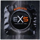 Exs Black Latex Condoms - 100 pack