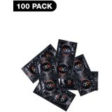 Exs Black Latex Condoms - 100 pack