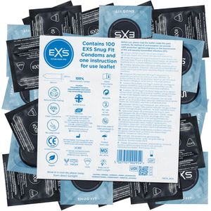 EXS Vorratsbeutel «Snug Fit» Closer Fitting, 100 extra kleine Kondome