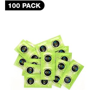 Exs Ribbed. Dotted Flared Condoms - 100 pack