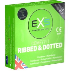 Ribbed Dotted And Flared - 3 pack