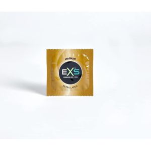 EXS | Magnum Condoms | Natural Latex & Silicone Lubricated | Large Size | Vegan | 48 Pack