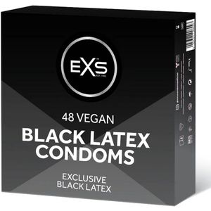 EXS Black Latex 48 condooms