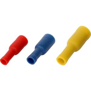 Rondstekerhuls 6mm geel (100 Stuks)