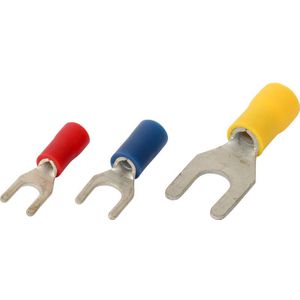 Lip-vorkkabelschoen 2,5 x 5,3mm blauw (100 Stuks)