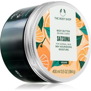 The Body Shop Britse Rose Body Butter voor normale huid, New Big, 400 ml