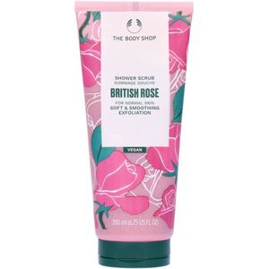 The Body Shop British Rose Shower Scrub 200 ml