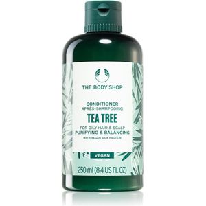THE BODY SHOP Tea Tree Zuiverende & Balancing CONDITIONER Voor VET HAAR & Hoofdhuid VEGAN Zijde Proteïne 250ml