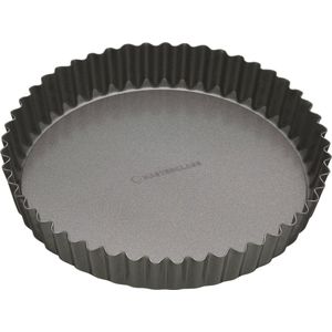 Masterclass Taartvorm / Quichevorm Met Losse Bodem - Geribbelde Randen En Antiaanbaklaag 25 cm (10 "")