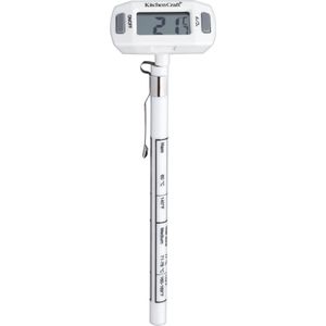 KC BLUE Digitale thermometer met sonde, mix van verschillende materialen, wit, 9 x 12 x 16 cm