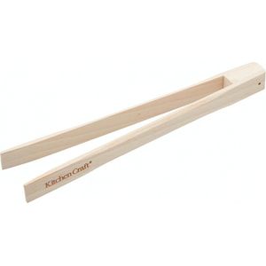 Kitchencraft - Broodtang - Hout - Natuurlijk - 25 Cm