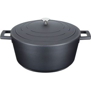 Braadpan 28cm, 5 Liter - Gietaluminium - MasterClass