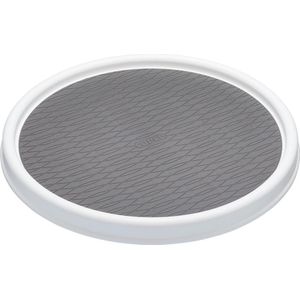 Lifetime Anti-slipmat Rond 30 Cm Wit/Grijs