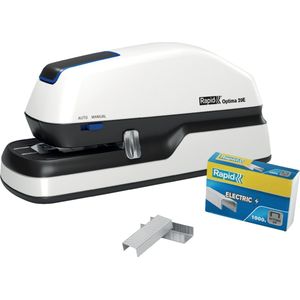 Rapid - Contactloze Elektrische Nietmachine - Wit - Nietcapaciteit tot 20 Vel