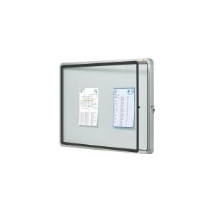 nobo Schaukasten silber 8x DIN A4