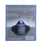 Kensington Orbit Trackball met scroll ring met kabel zwart