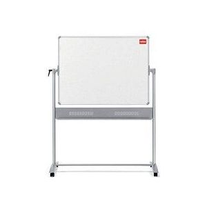 Dreh-Magnettafel Classic Mobil Stahl Aluminiumrahmen 120x90cm wei&#223;