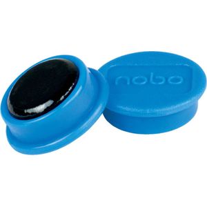 Nobo magneten | blauw | 20mm | 8 stuks