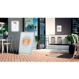 Nobo Plakatrahmen A1, Aluminium, Silber, Einzelbilderrahmen, 652 mm, 17 mm, 17 mm