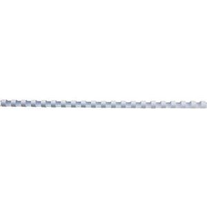 GBC CombBind Binding Combs, 14 mm, 125 Sheet Capacity, A4, 21 Ring, White, Pack of 100, 4028198