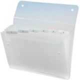 Rexel Fächermappe Ice A4 PP 6-teilig transparent