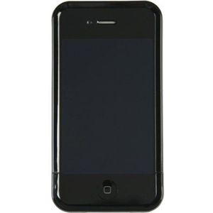 Kensington Capsule harde hoes voor iPhone 4, glanzend, zwart