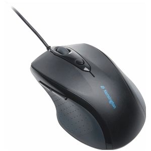 Kensington Pro Fit Full Sized Bedrade USB Muis - Muis Voor Rechtshandig - Ergonomisch Ontwerp - Zwart