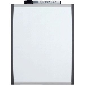 Nobo Klein Magnetisch Whiteboard - 21,5 x 28 cm - Inclusief Marker, Magneten en Foamtape - Wit