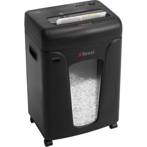 Rexel Mercury REM820 Papierversnipperaar P-5 Micro voor Thuiskantoor/Thuiswerkplek - Invoer tot 8 A4 Vellen - Zwart