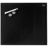 Nobo Diamond Glas magnetische Glastafel schwarz, 300 x 300 in Einzelhandelsverpackung, 346 mm, 346 mm, 36 mm, 1,51 kg
