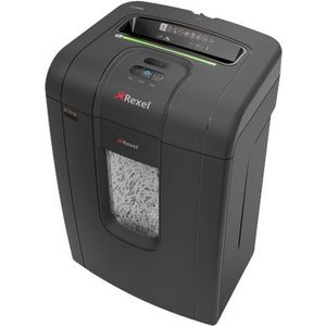 Rexel 2105024EU Mercury RSS2434 Papierversnipperaar (voor kleine kantoren, strepensnede, handmatige invoering, 34 l afvalbak, capaciteit 24 vellen) zwart