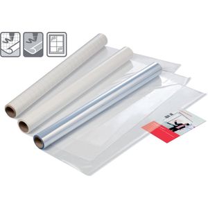 Nobo Instant Whiteboard Droog-Uitwisbare Vellen op Rol - 25 Elektrostatische Vellen - 60x80cm - Wit