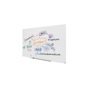 nobo Glazen whiteboard WIDESCREEN, zonder frame, 85'' - b x h = 1883 x 1059 mm, wit