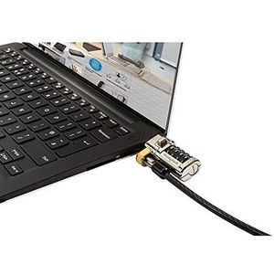 Dell Clicksafe combinatieslot, Beveiliging van notebooks, Zwart
