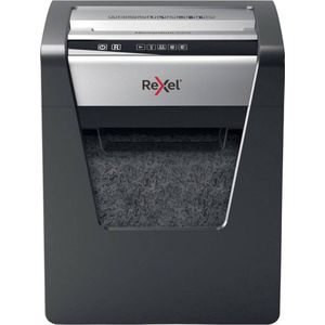 Rexel Momentum X415 Stille Papierversnipperaar P-4 Snippers voor Thuiskantoor of Kantoor - Invoer tot 15 A4-Vellen - Zwart