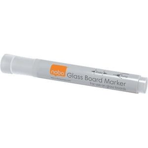 Nobo Whiteboard Markers voor Glasbord - Wit - 4 Stuks