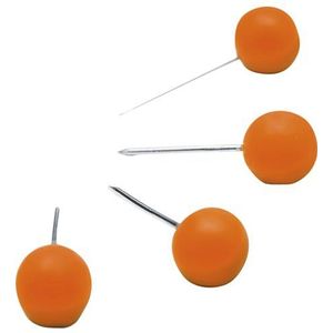 Nobo Punaises voor Memobord - 100 Stuks - Oranje