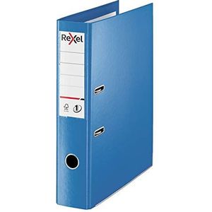 Rexel Foolscap hefboom boogvijl, blauw, 75 mm rugbreedte, keuzes No.1 vermogen, 2115512