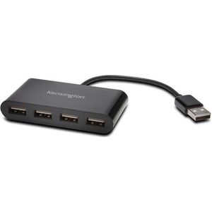 Kensington USB 2.0 Hub met 4 Poorten - USB Accessoires